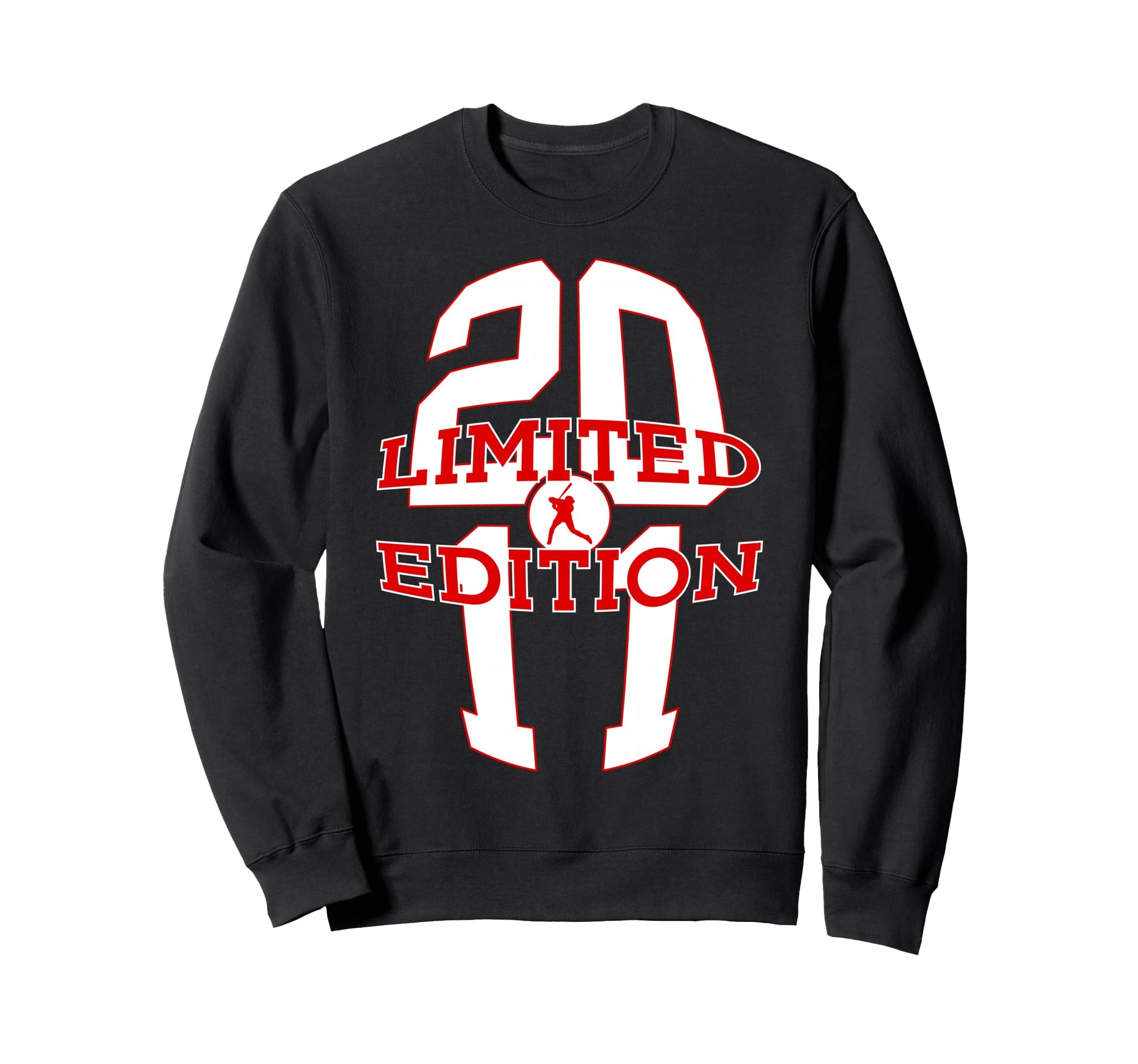 15 Years 2011 Baseball 15Th Sweatshirt - Fun Novelty Design for Adults - T-Shirt, Sweatshirt, Hoodie
