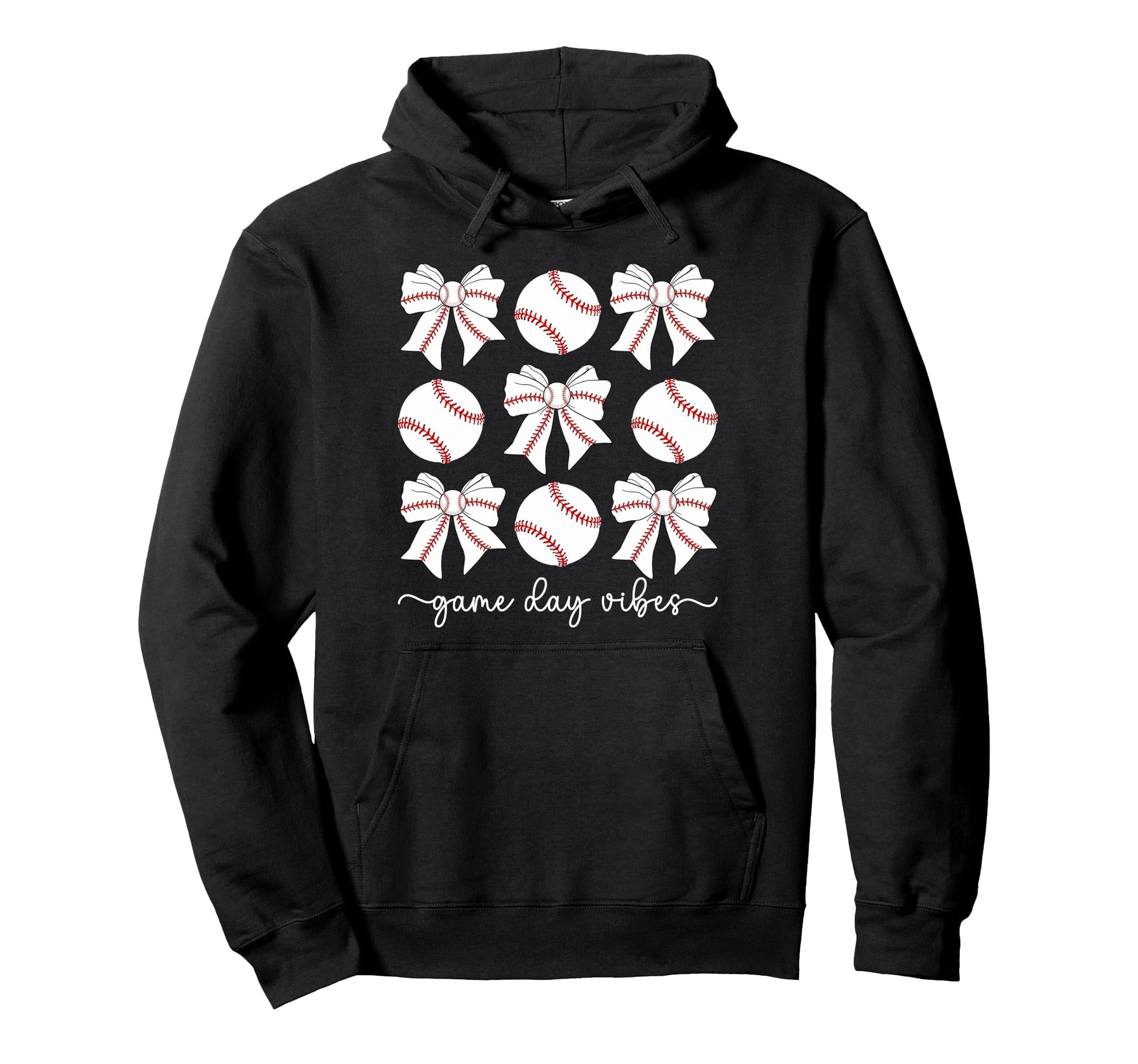 Game Day Vibes Baseball Game Day Hoodie - Trendy Graphic for Adults - T-Shirt, Sweatshirt, Hoodie