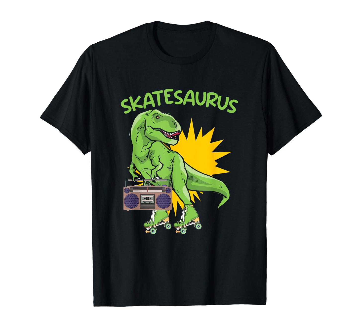 Dinosaur Roller Skater T Rex Skates T-Shirt - Streetwear Style Unisex - T-Shirt, Sweatshirt, Hoodie