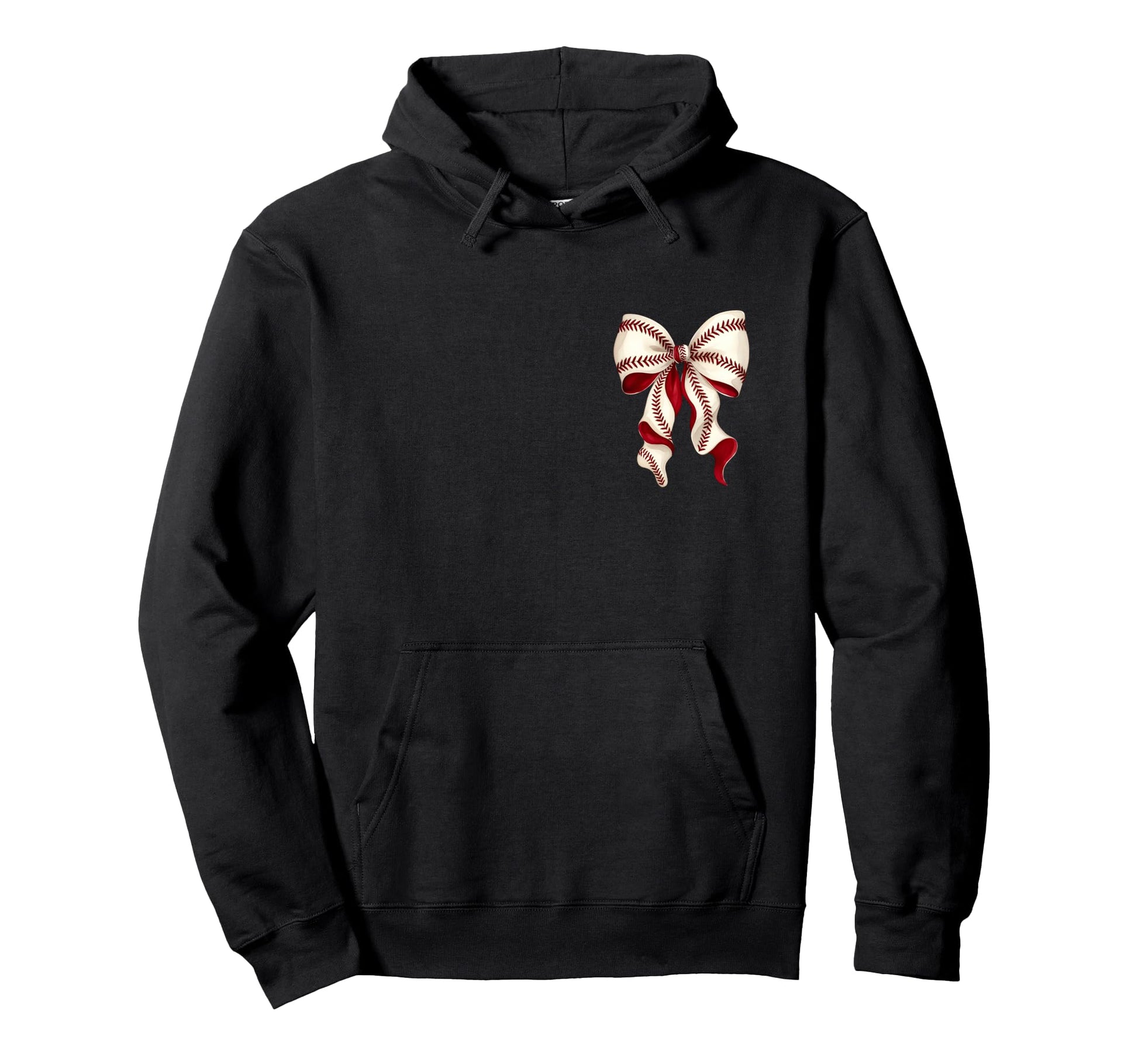 Tball Mama Teeball Front Back Coquette Hoodie - Novelty Apparel for Adults - T-Shirt, Sweatshirt, Hoodie
