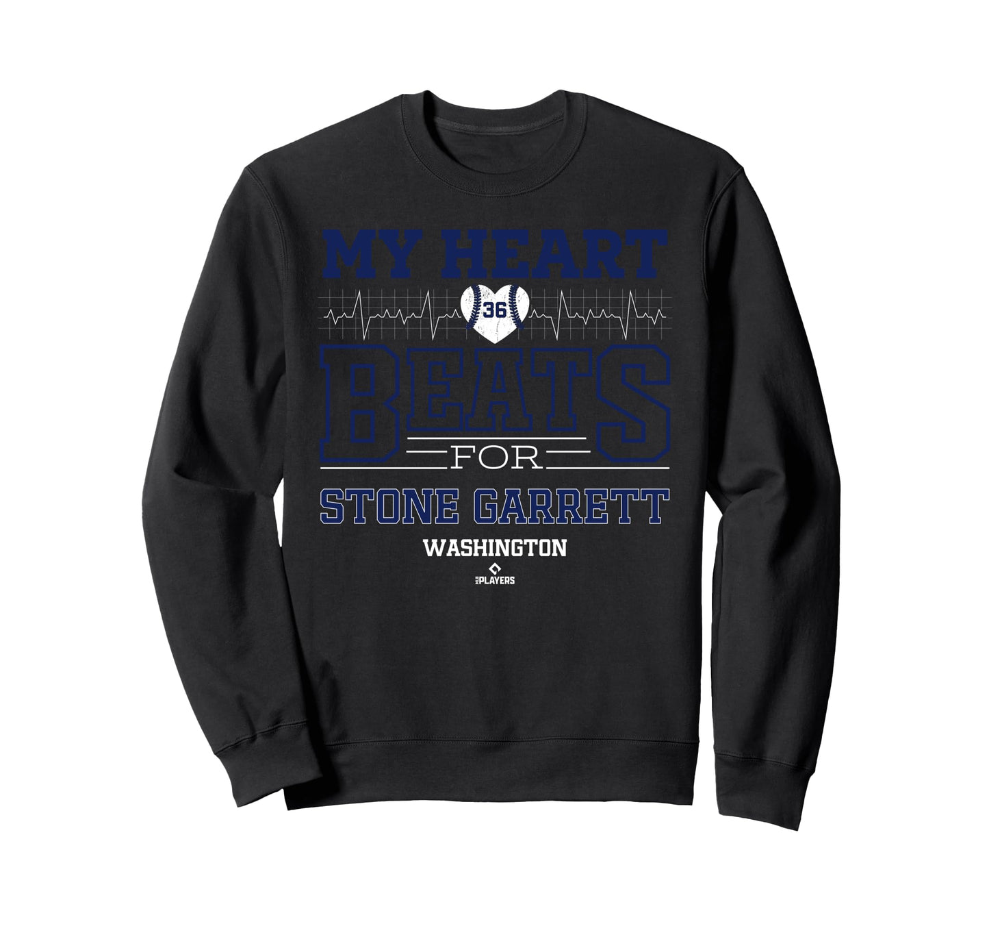 My Heart Beats Stone Garrett Sweatshirt - Casual Everyday Wear Men Women - T-Shirt, Sweatshirt, Hoodie