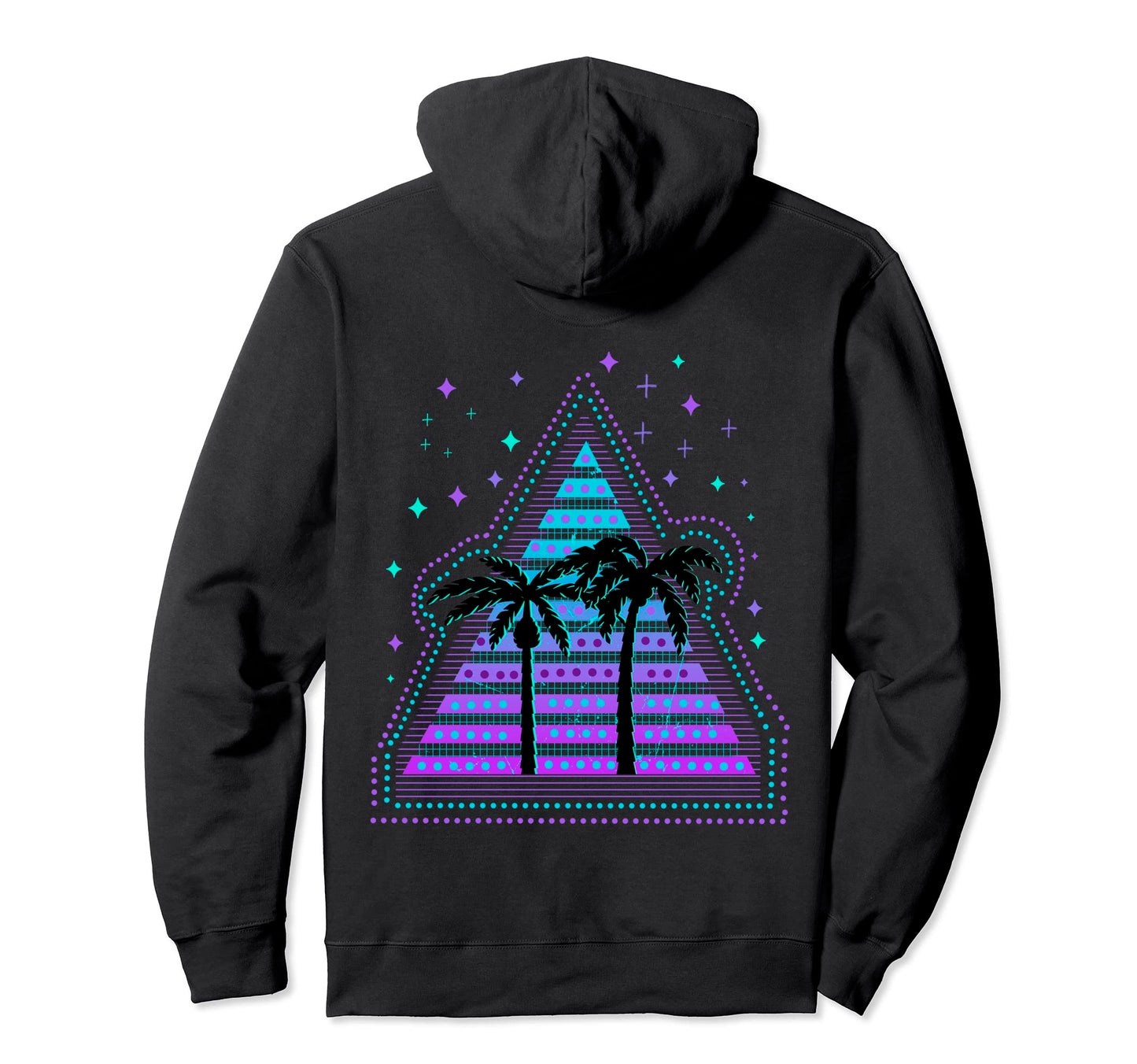 80S Vaporwave Summer And Palm Trees Hoodie - Aesthetic Graphic Men Women - T-Shirt, Sweatshirt, Hoodie