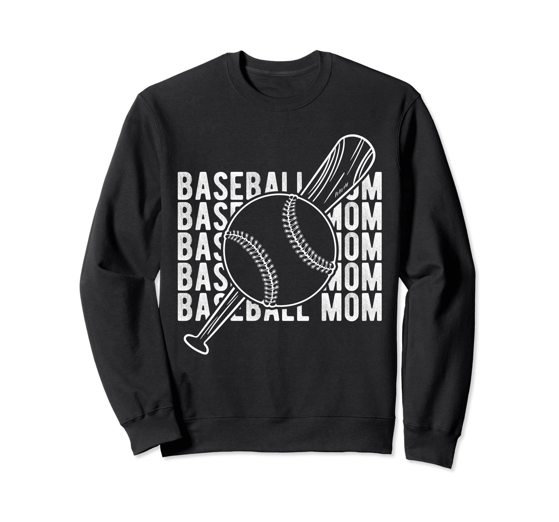 Baseball Mom Mothers Day Homerun Sweatshirt - Aesthetic Graphic for Adults - T-Shirt, Sweatshirt, Hoodie