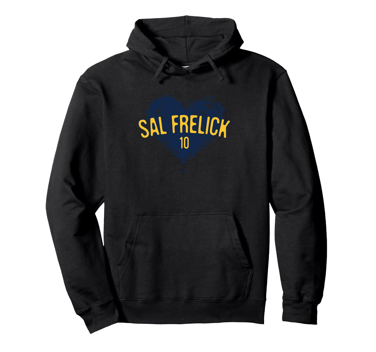 Distressed Heart Sal Frelick Hoodie - Casual Everyday Wear for Adults - T-Shirt, Sweatshirt, Hoodie