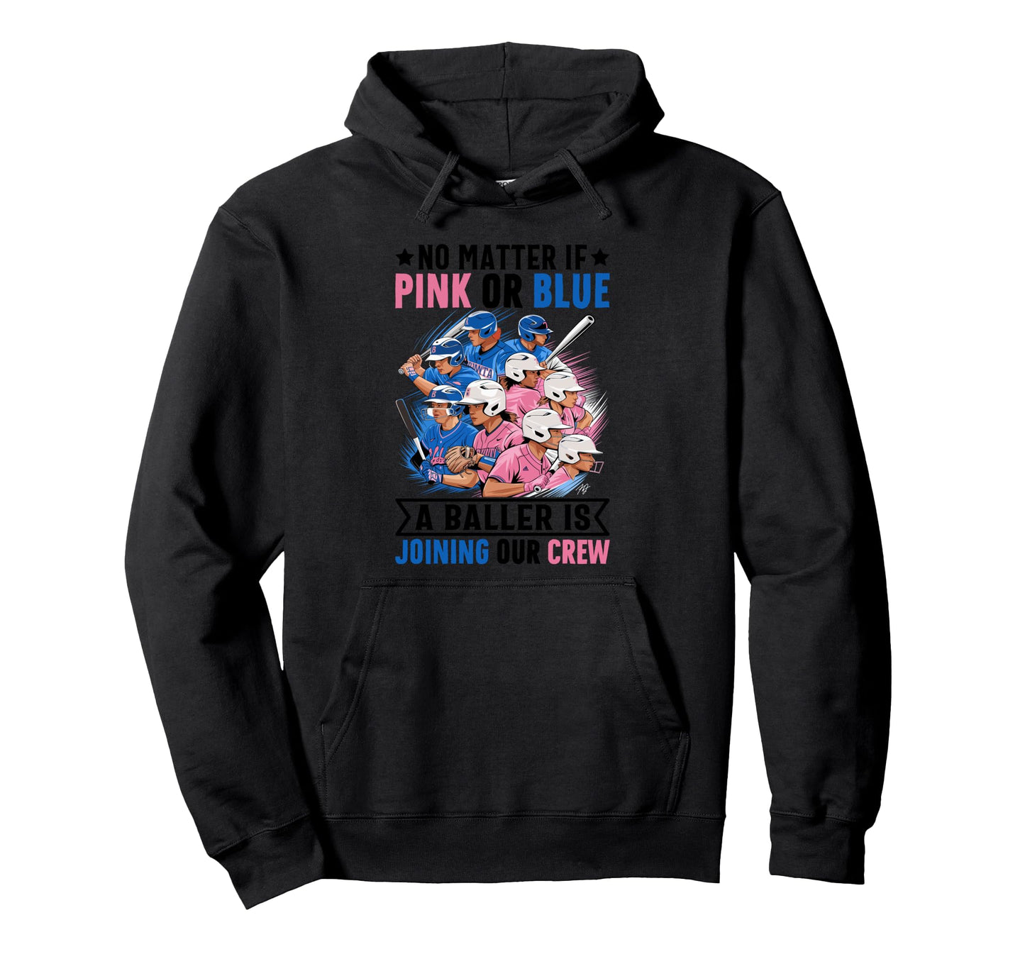Gender Reveal Party Baseball Hoodie - Casual Everyday Wear for Adults - T-Shirt, Sweatshirt, Hoodie