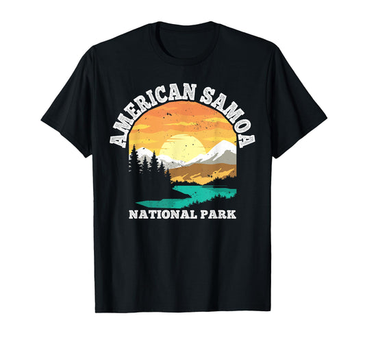 American Samoa National Park Womens T-Shirt - Custom Art Print Men Women - T-Shirt, Sweatshirt, Hoodie