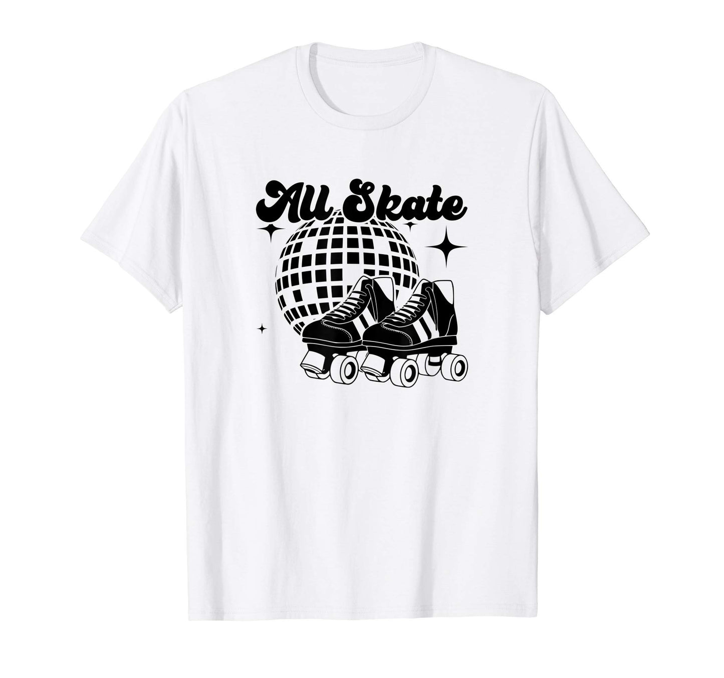 All Skate 70S Disco Roller Skating T-Shirt - Unique Graphic for Adults - T-Shirt, Sweatshirt, Hoodie