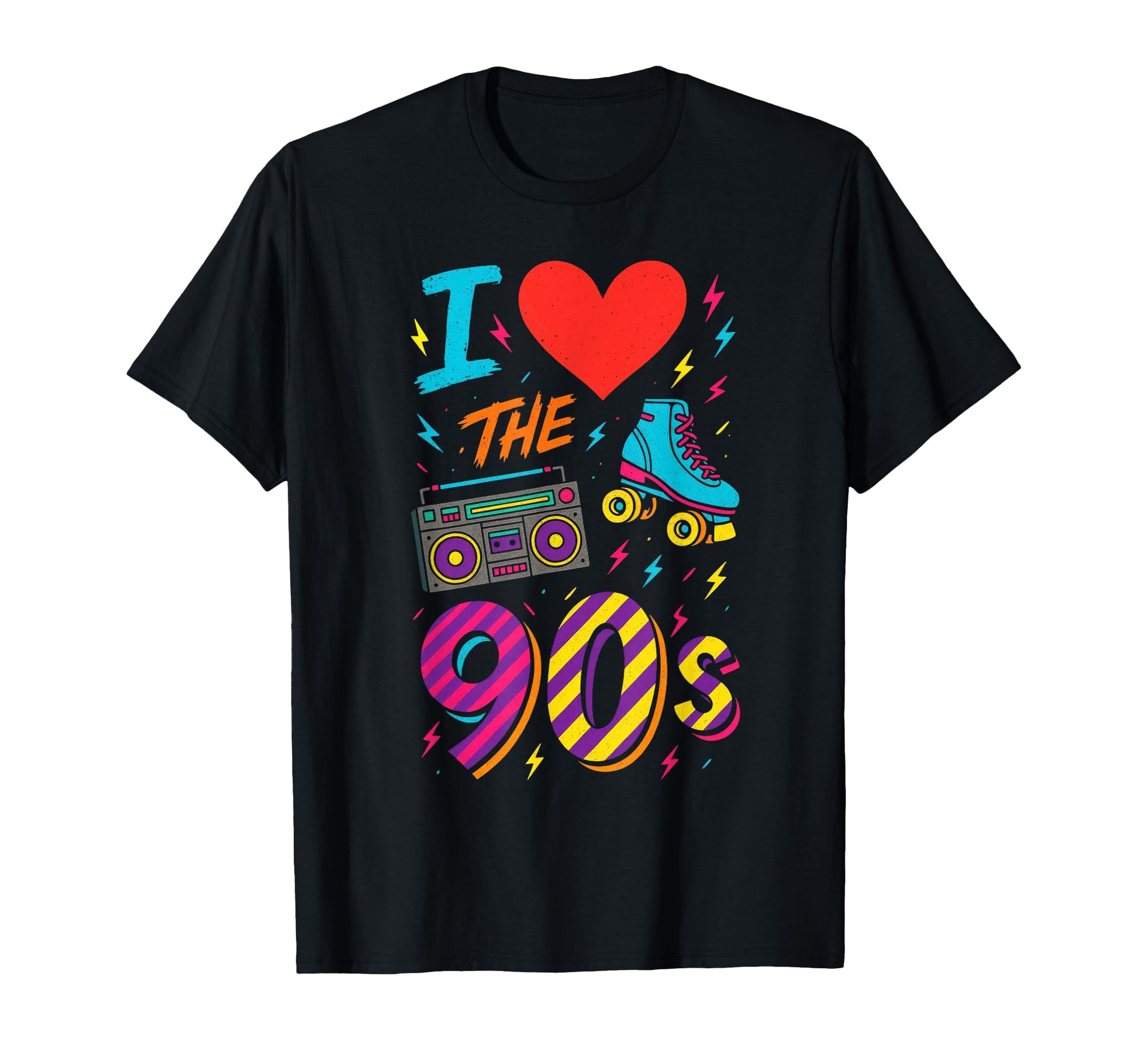 I Heart 90S 90S Roller Skate T-Shirt - Trendy Graphic Men Women - T-Shirt, Sweatshirt, Hoodie
