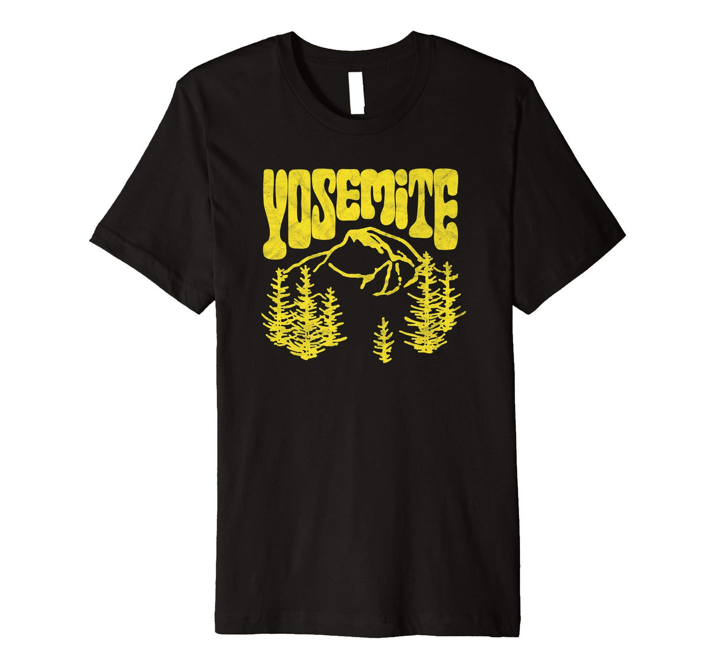 60S Vibe Yosemite National Park Mountain T-Shirt - Minimalist Print Unisex - T-Shirt, Sweatshirt, Hoodie
