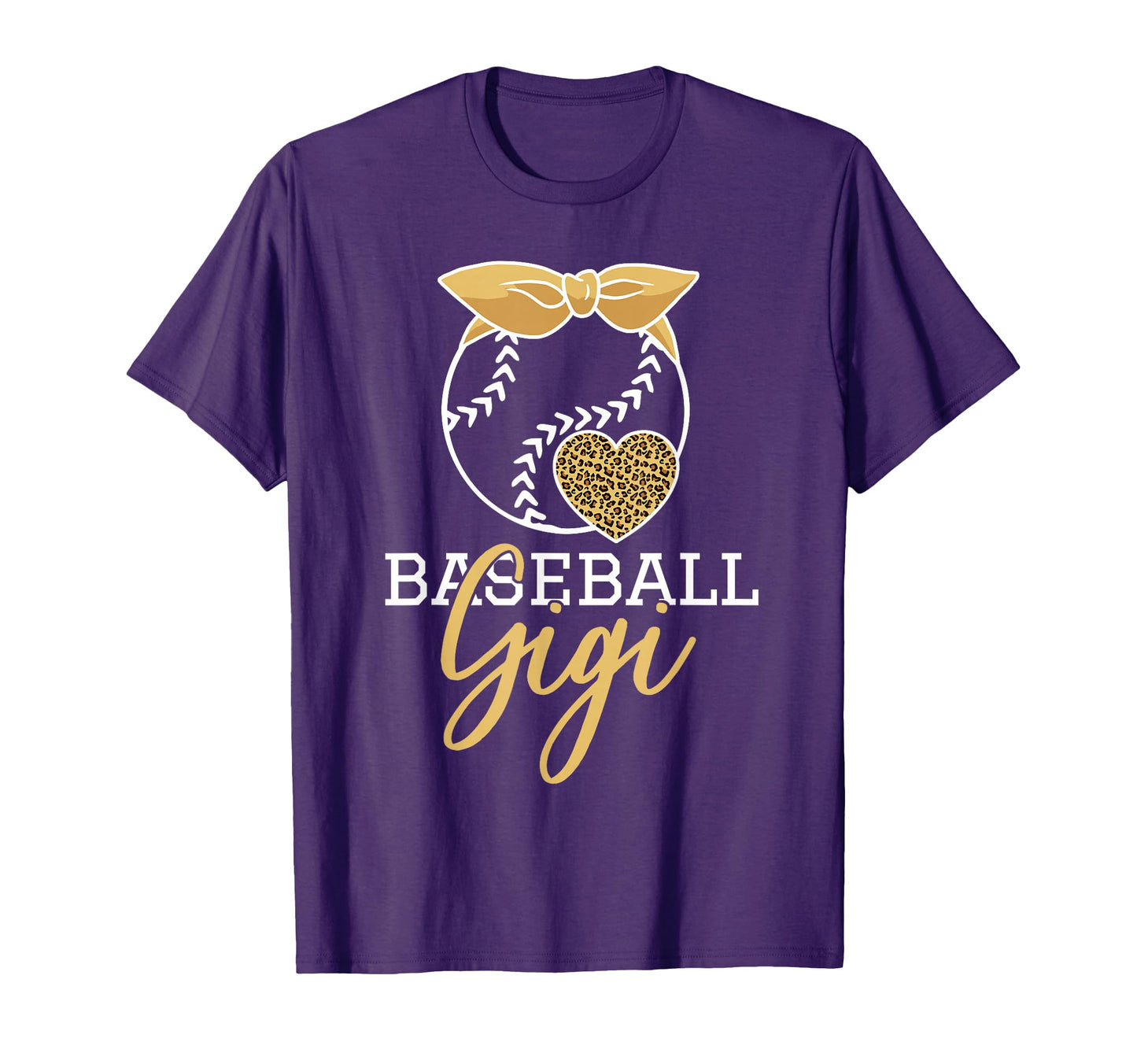 Baseball Gigi Leopard Grandma T-Shirt - Unique Graphic Men Women - T-Shirt, Sweatshirt, Hoodie