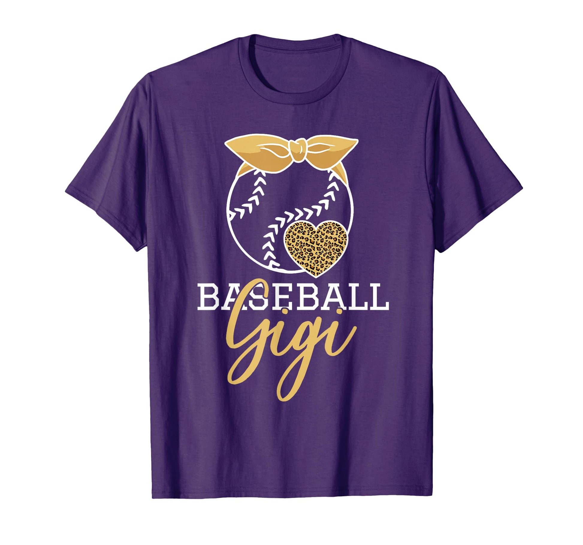 Baseball Gigi Leopard Grandma T-Shirt - Unique Graphic Men Women - T-Shirt, Sweatshirt, Hoodie