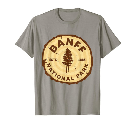 Banff Canadian National Park Souvenir T-Shirt - Custom Art Print Unisex - T-Shirt, Sweatshirt, Hoodie