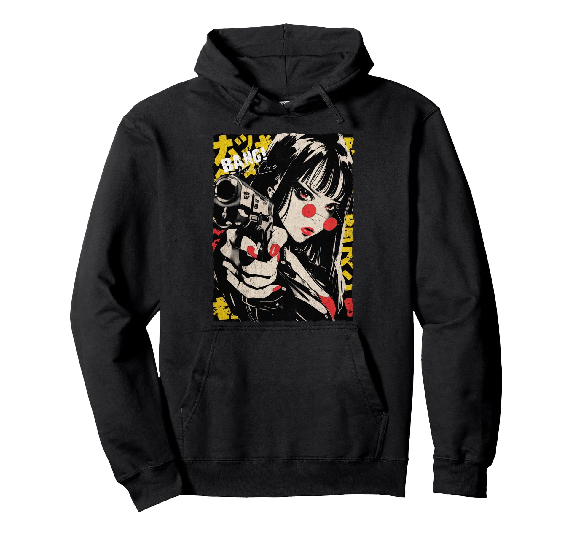 Japan Streetwear Cyberpunk Y2K Hip Hop Hoodie - Unique Graphic for Adults - T-Shirt, Sweatshirt, Hoodie