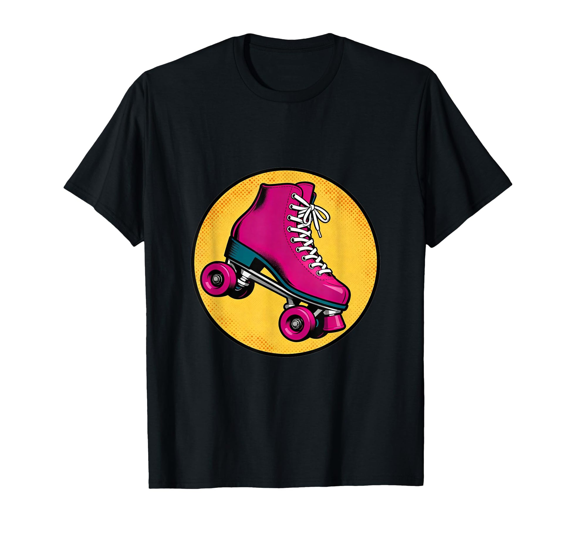 Roller Skates 80S Pop Art T-Shirt - Casual Everyday Wear Unisex - T-Shirt, Sweatshirt, Hoodie