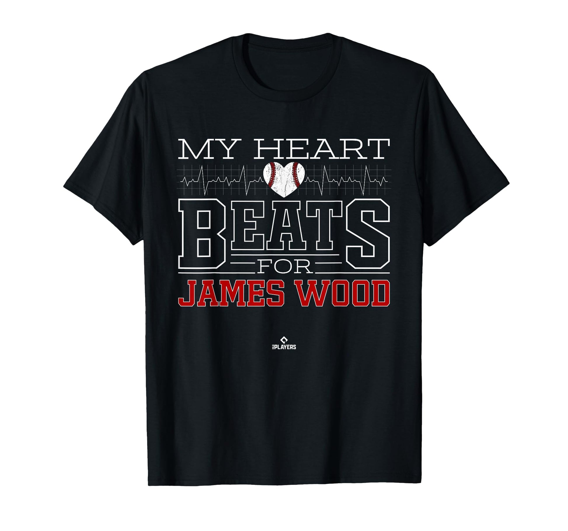 My Heart Beats James Wood T-Shirt - Casual Everyday Wear for Adults - T-Shirt, Sweatshirt, Hoodie