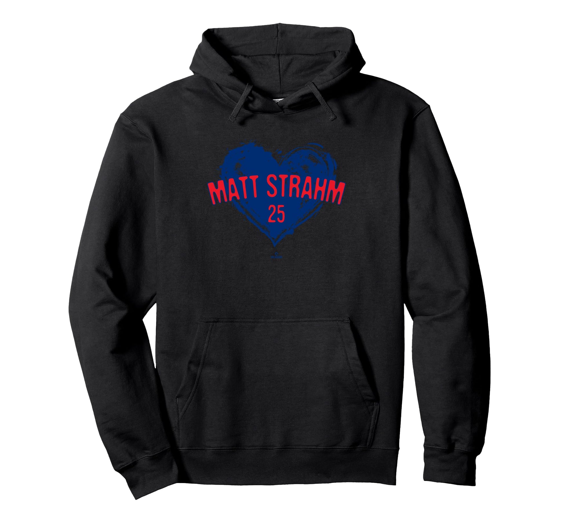 Distressed Heart Matt Strahm Philadelphia Hoodie - Trendy Graphic Unisex - T-Shirt, Sweatshirt, Hoodie