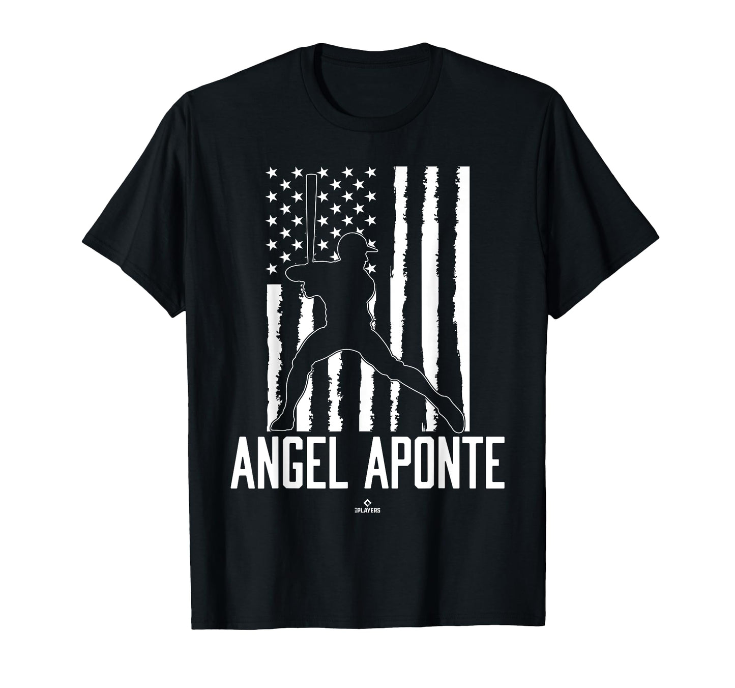 Distressed Flag Swing Angel Aponte T-Shirt - Fun Novelty Design for Adults - T-Shirt, Sweatshirt, Hoodie