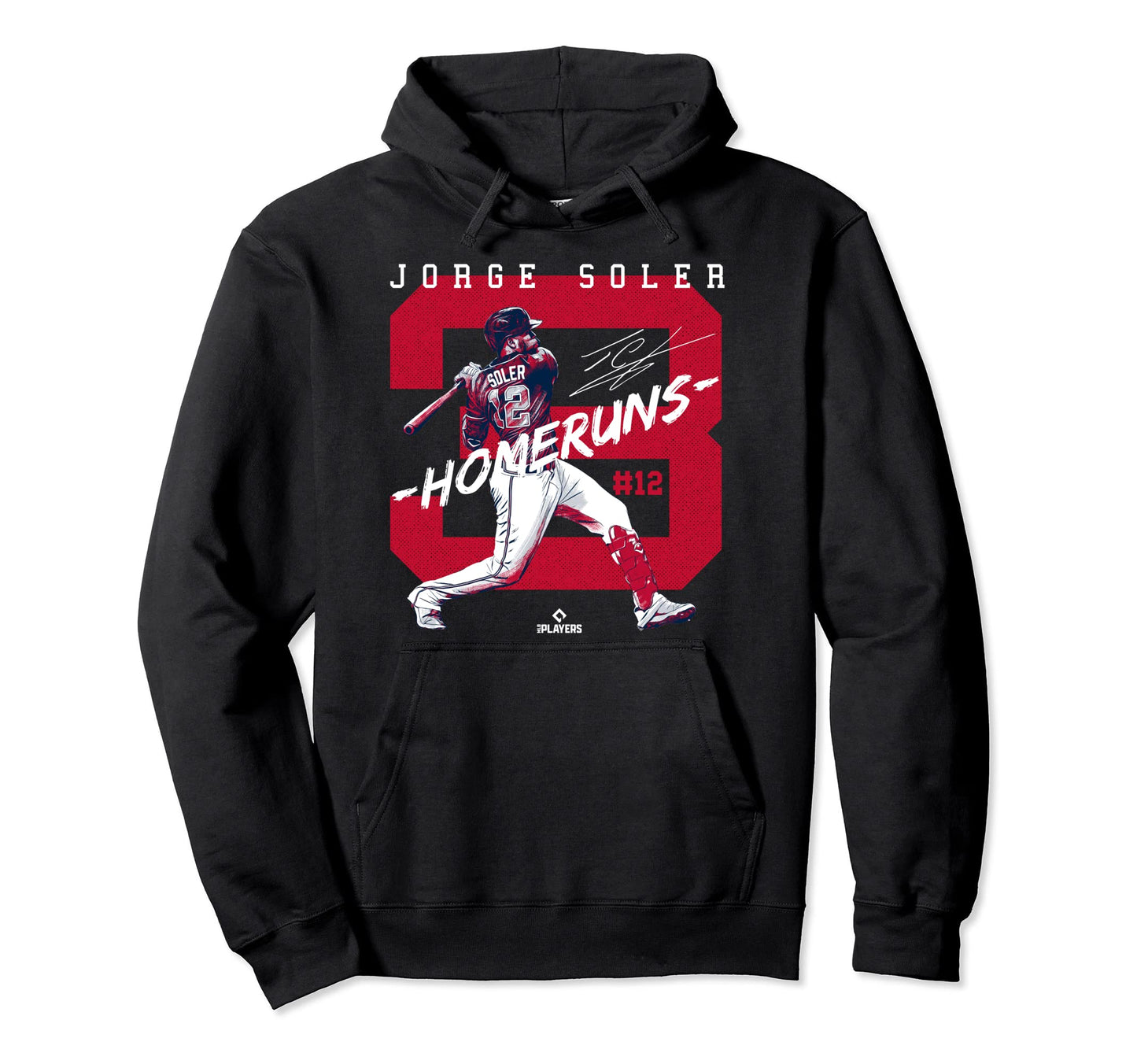 3 Home Runs Jorge Soler Mlbpa Hoodie - Minimalist Print for Adults - T-Shirt, Sweatshirt, Hoodie