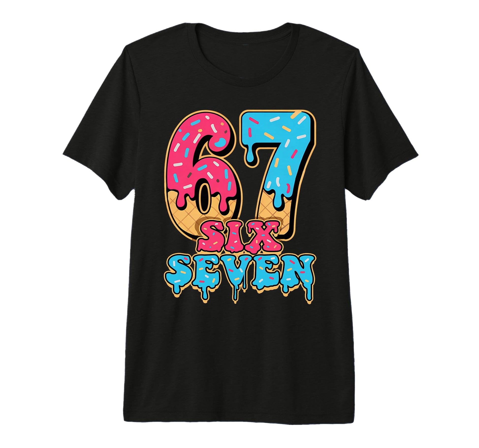 Baseball Drip Number 67 Player Or T-Shirt - Casual Everyday Wear Men Women - T-Shirt, Sweatshirt, Hoodie