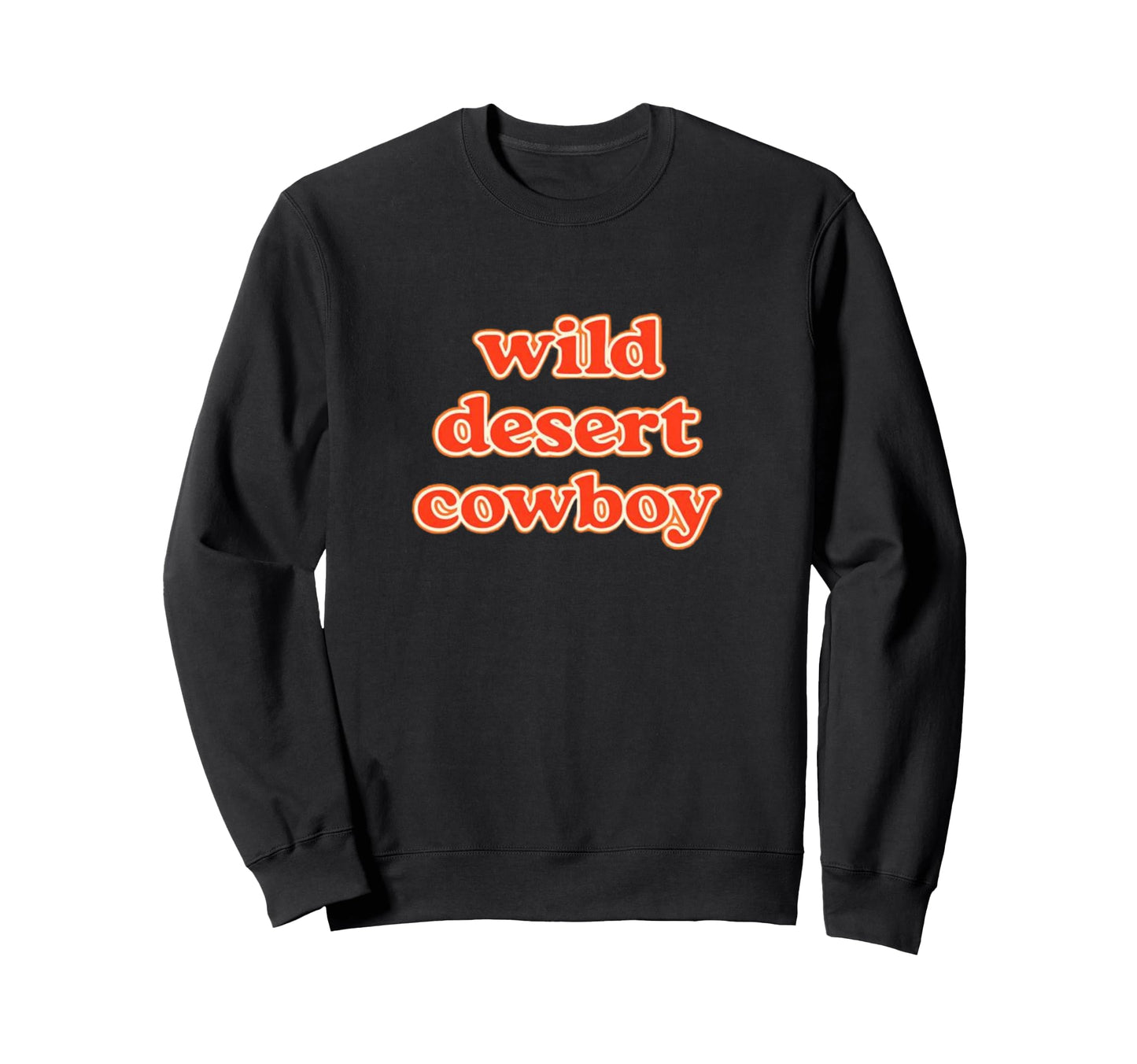 Wild Desert Cowboy Western Sweatshirt - Minimalist Print Men Women - T-Shirt, Sweatshirt, Hoodie