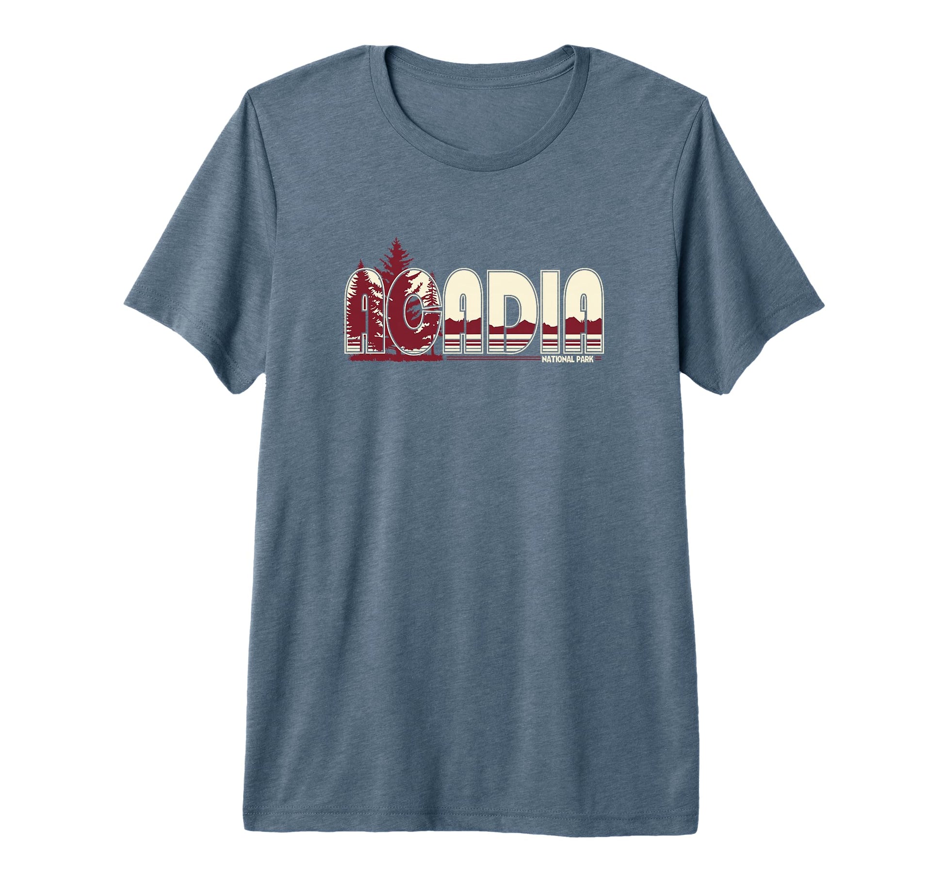Acadia National Park Tri Blend T-Shirt - Aesthetic Graphic for Adults - T-Shirt, Sweatshirt, Hoodie
