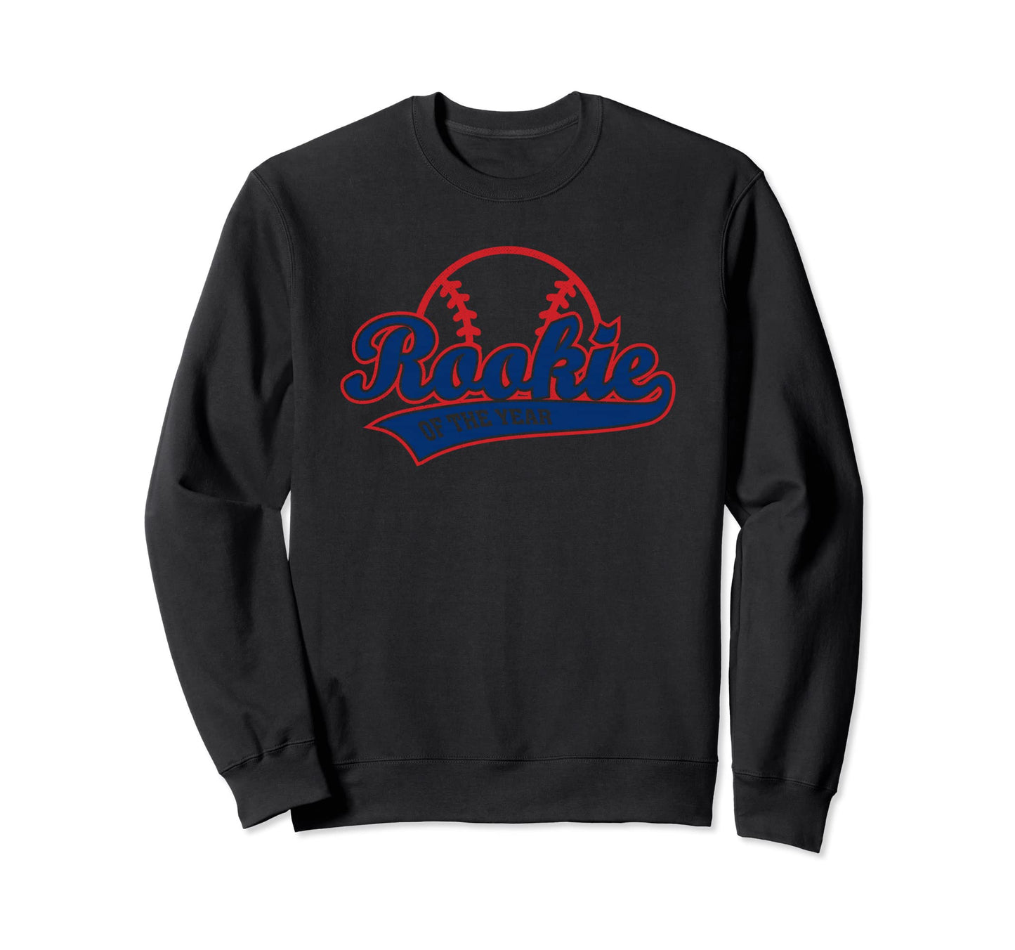 Funny Baseball Rookie Year Sweatshirt - Minimalist Print Men Women - T-Shirt, Sweatshirt, Hoodie