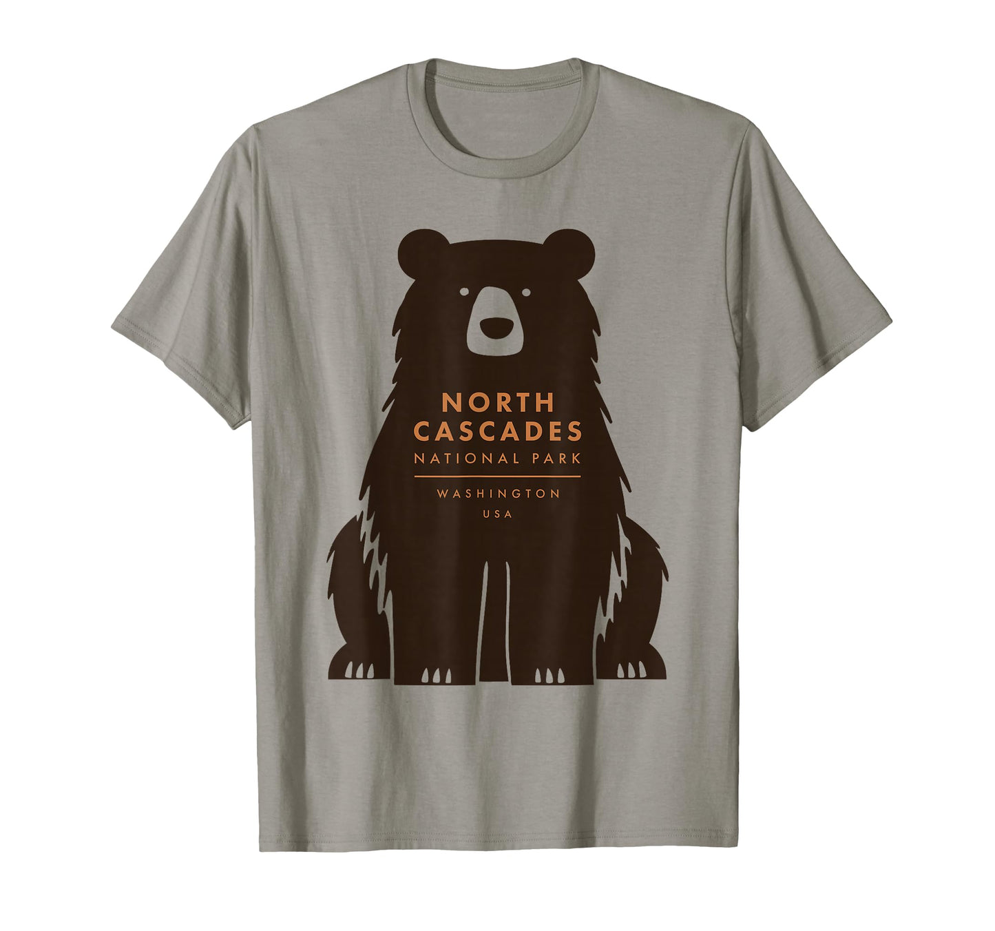 North Cascades National Park T-Shirt - Casual Everyday Wear Men Women - T-Shirt, Sweatshirt, Hoodie