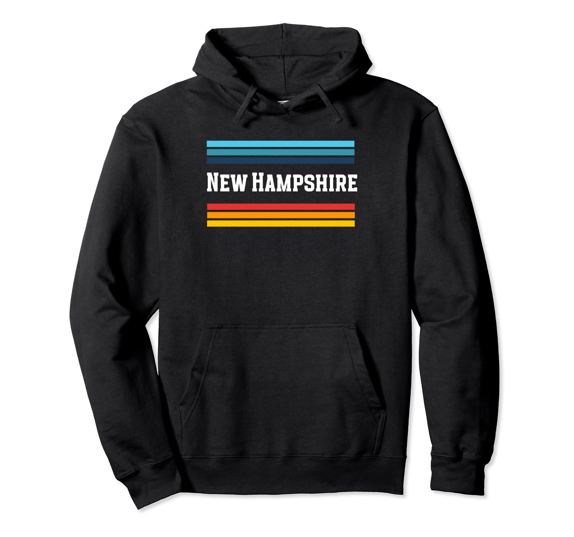 New Hampshire Us America State Hoodie - Fun Novelty Design for Adults - T-Shirt, Sweatshirt, Hoodie