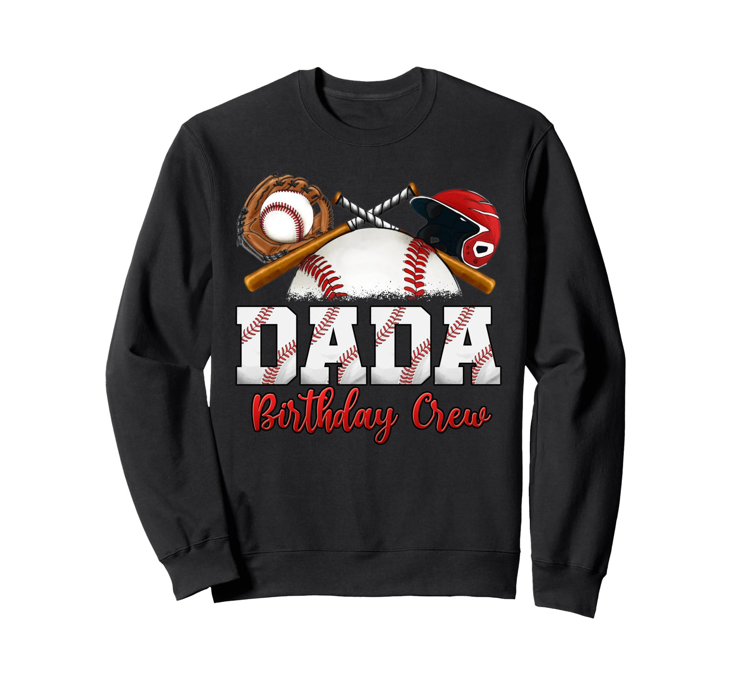 Baseball Birthday Party Sports Sweatshirt - Graphic Print for Adults - T-Shirt, Sweatshirt, Hoodie