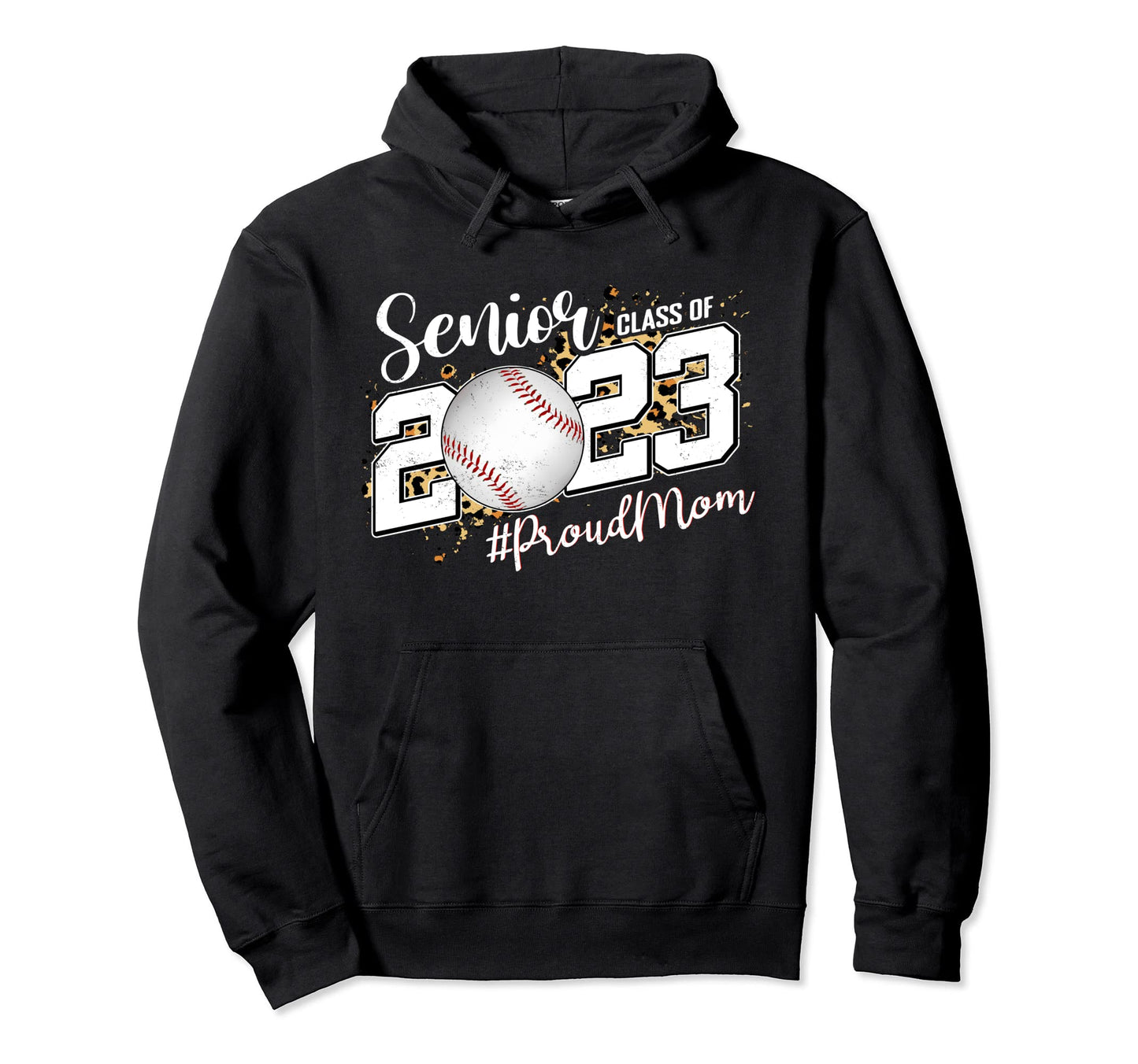 Proud Mom 2023 Senior Graduate Baseball Hoodie - Unique Graphic Men Women - T-Shirt, Sweatshirt, Hoodie