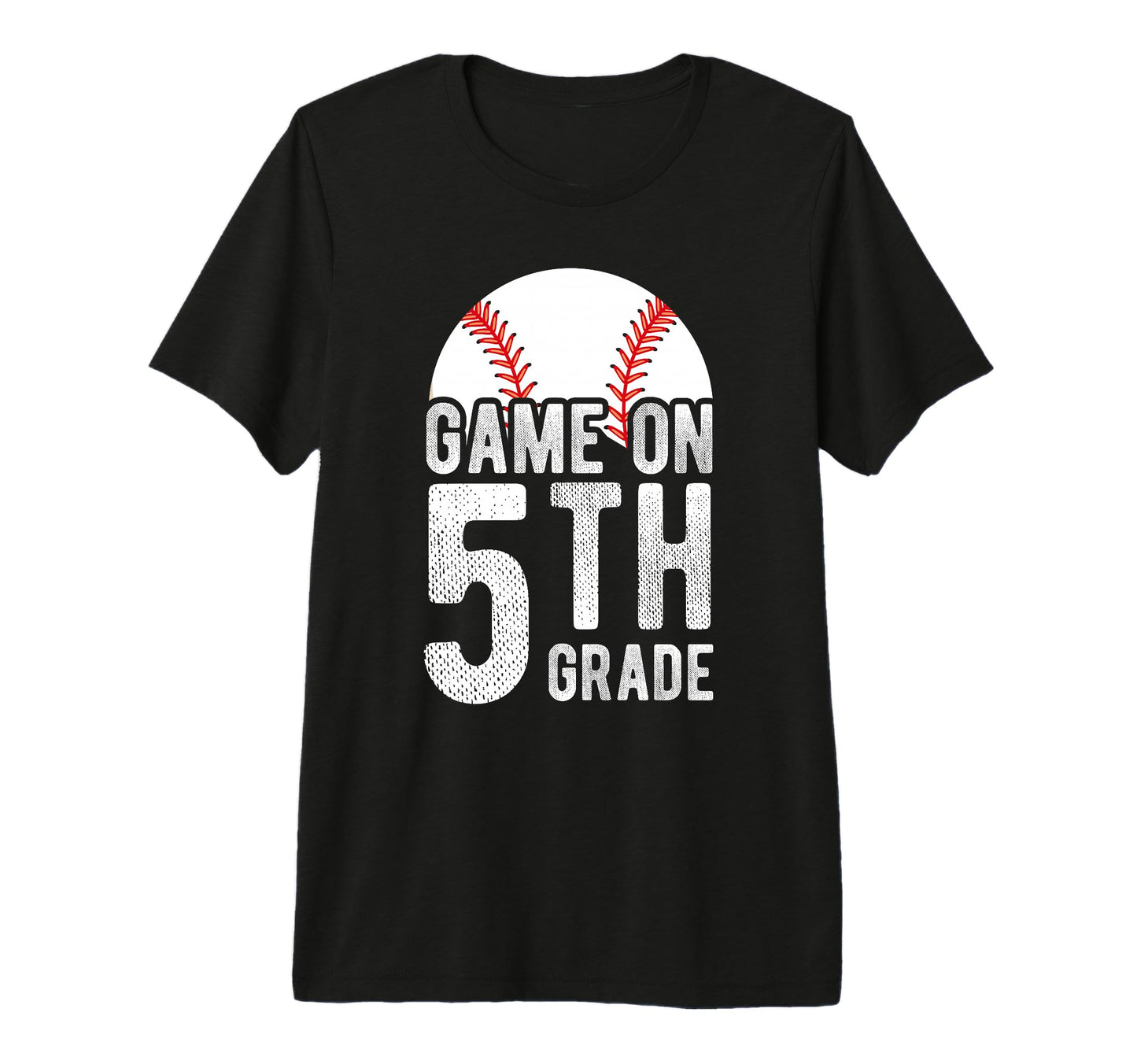 Game 5Th Grade Baseball School T-Shirt - Custom Art Print for Adults - T-Shirt, Sweatshirt, Hoodie