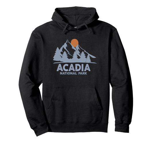 Acadia National Park Hoodie - Minimalist Print for Adults - T-Shirt, Sweatshirt, Hoodie