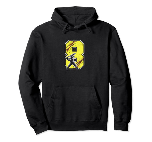 8Th Birthday 8 Years Old Baseball Hoodie - Streetwear Style Men Women - T-Shirt, Sweatshirt, Hoodie