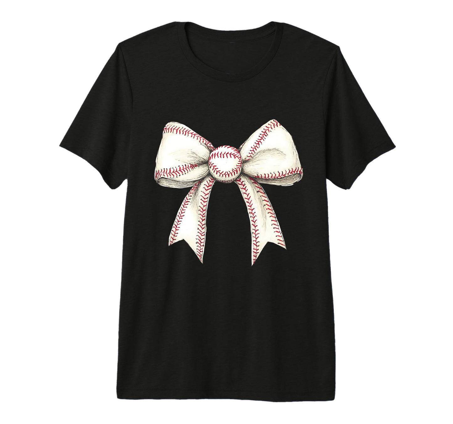 Baseball Coquette Bow Baseball Mom T-Shirt - Streetwear Style for Adults - T-Shirt, Sweatshirt, Hoodie