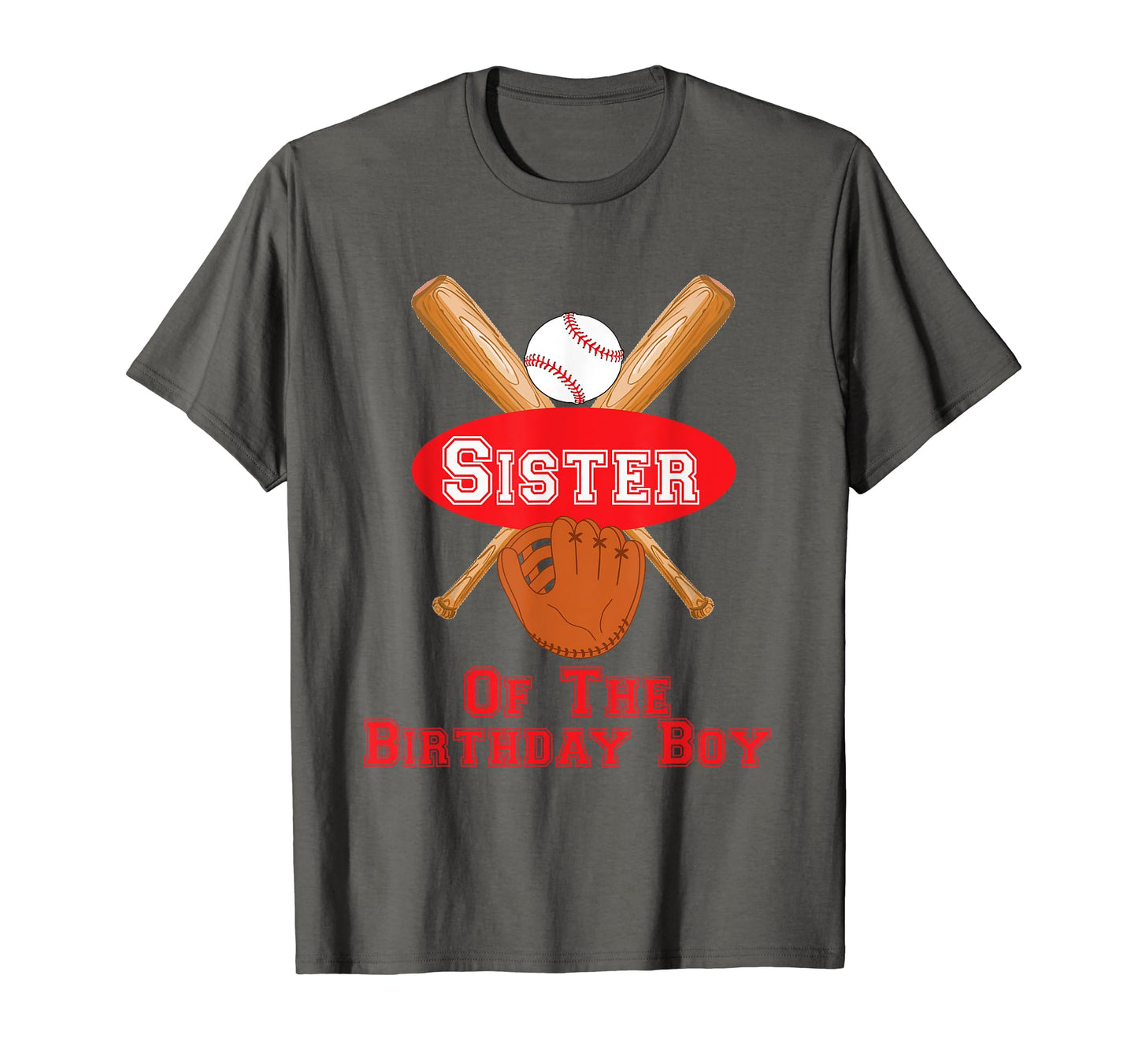 Sister Birthday Baseball Party T-Shirt - Trendy Graphic Men Women - T-Shirt, Sweatshirt, Hoodie