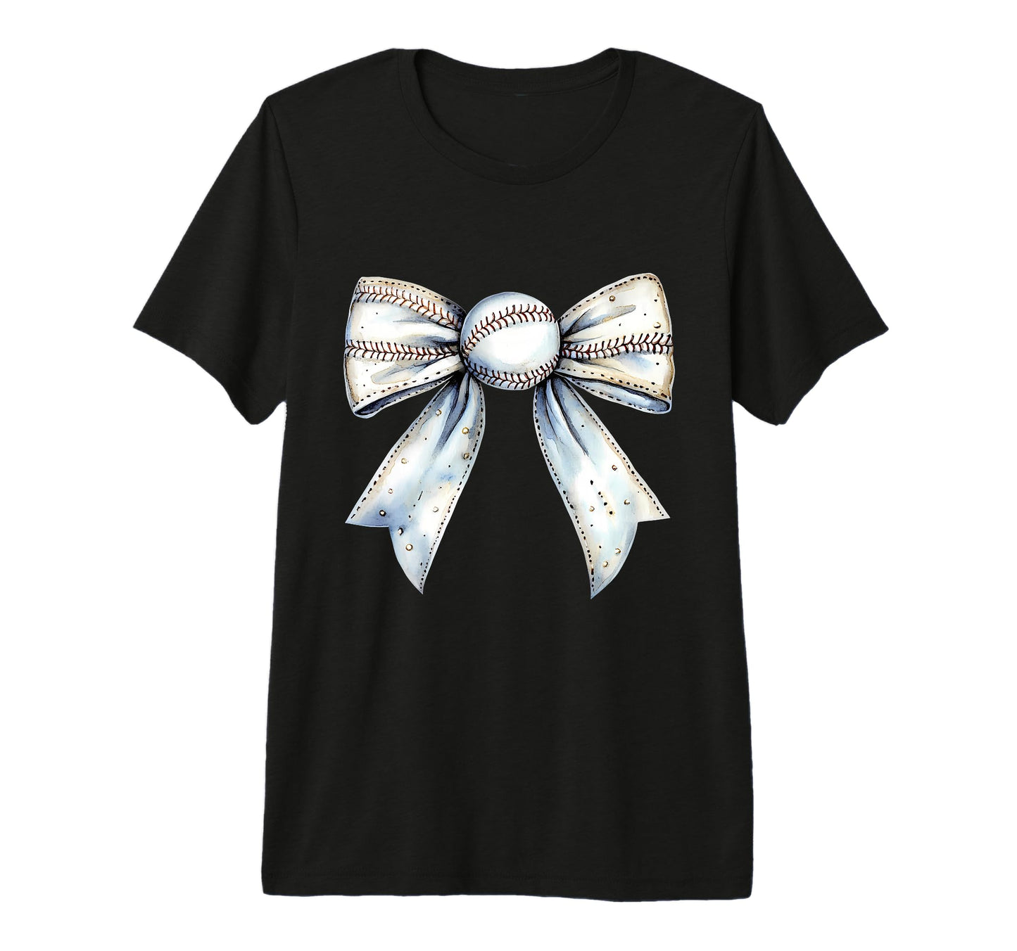 Baseball Coquette Bow Baseball Mom Tri T-Shirt - Trendy Graphic Men Women - T-Shirt, Sweatshirt, Hoodie