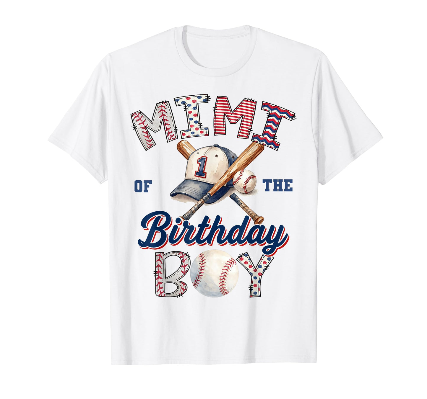 Mimi Birthday Baseball Party Family T-Shirt - Unique Graphic for Adults - T-Shirt, Sweatshirt, Hoodie