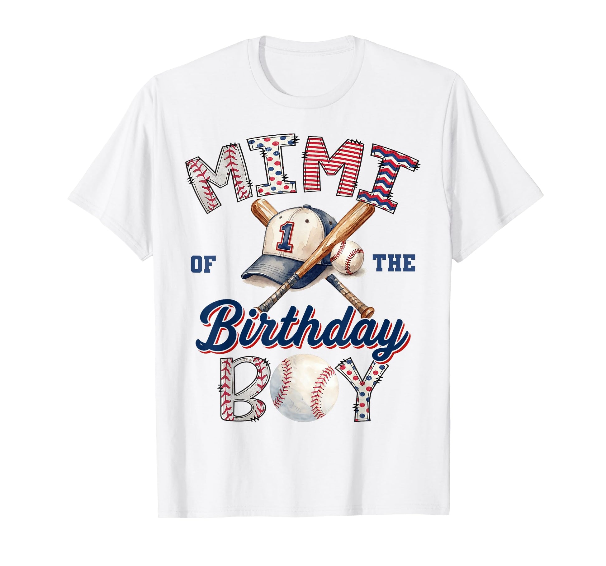 Mimi Birthday Baseball Party Family T-Shirt - Unique Graphic for Adults - T-Shirt, Sweatshirt, Hoodie