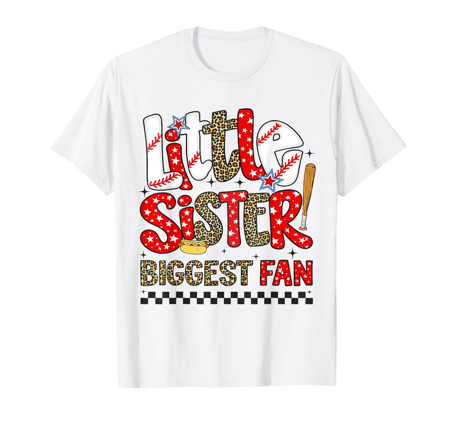 Funny Little Sister Biggest Fan Bow T-Shirt - Aesthetic Graphic Unisex - T-Shirt, Sweatshirt, Hoodie