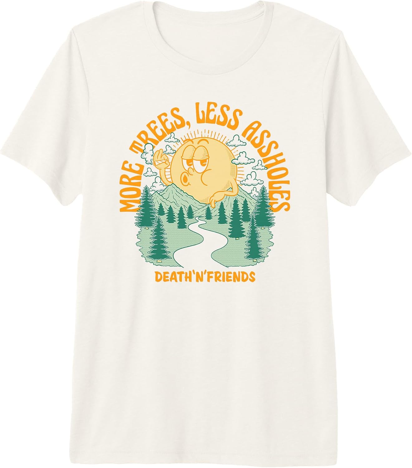 Death Friends (Casual) - Adult & Kids T-Shirts, Sweatshirts & Hoodies apparel design preview 1