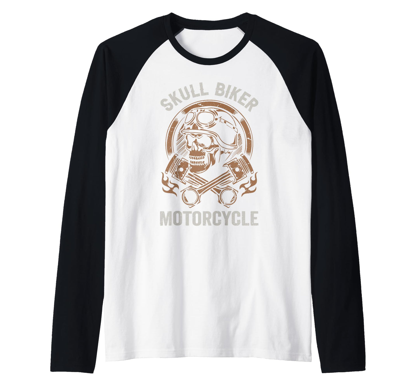 Skull Biker Motorcycle Pistons Gift Ride T-Shirt - Aesthetic Graphic Unisex - T-Shirt, Sweatshirt, Hoodie