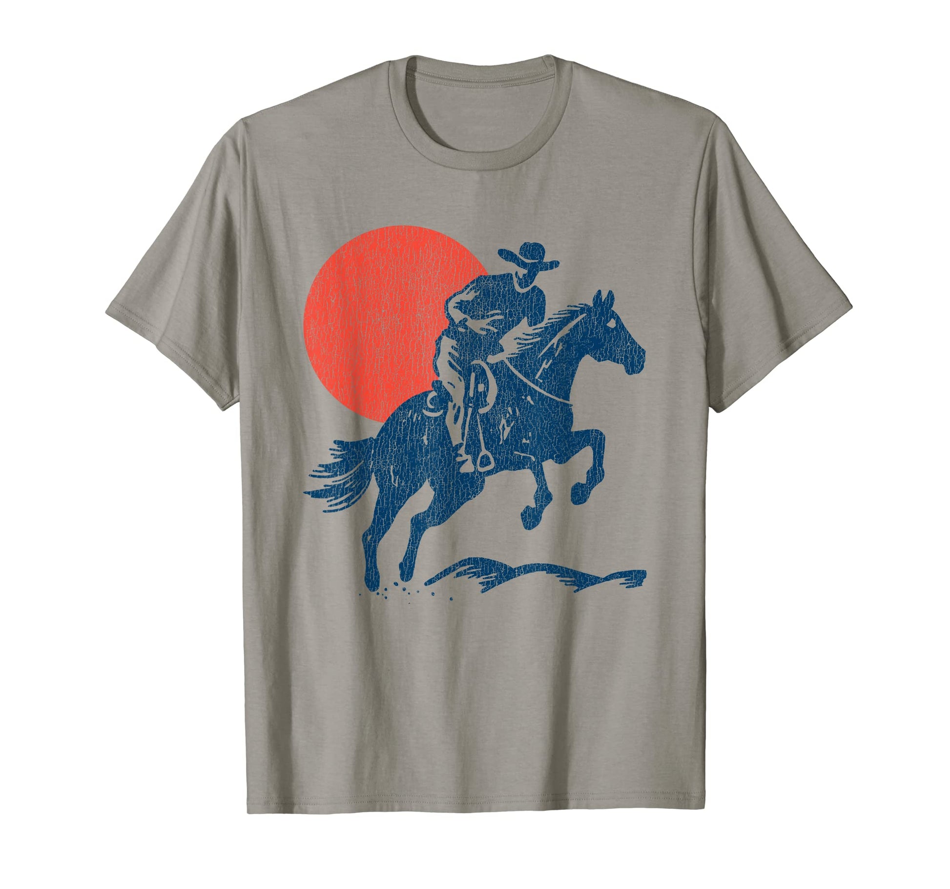 Distressed Western Cowboy Gunslinger T-Shirt - Streetwear Style for Adults - T-Shirt, Sweatshirt, Hoodie