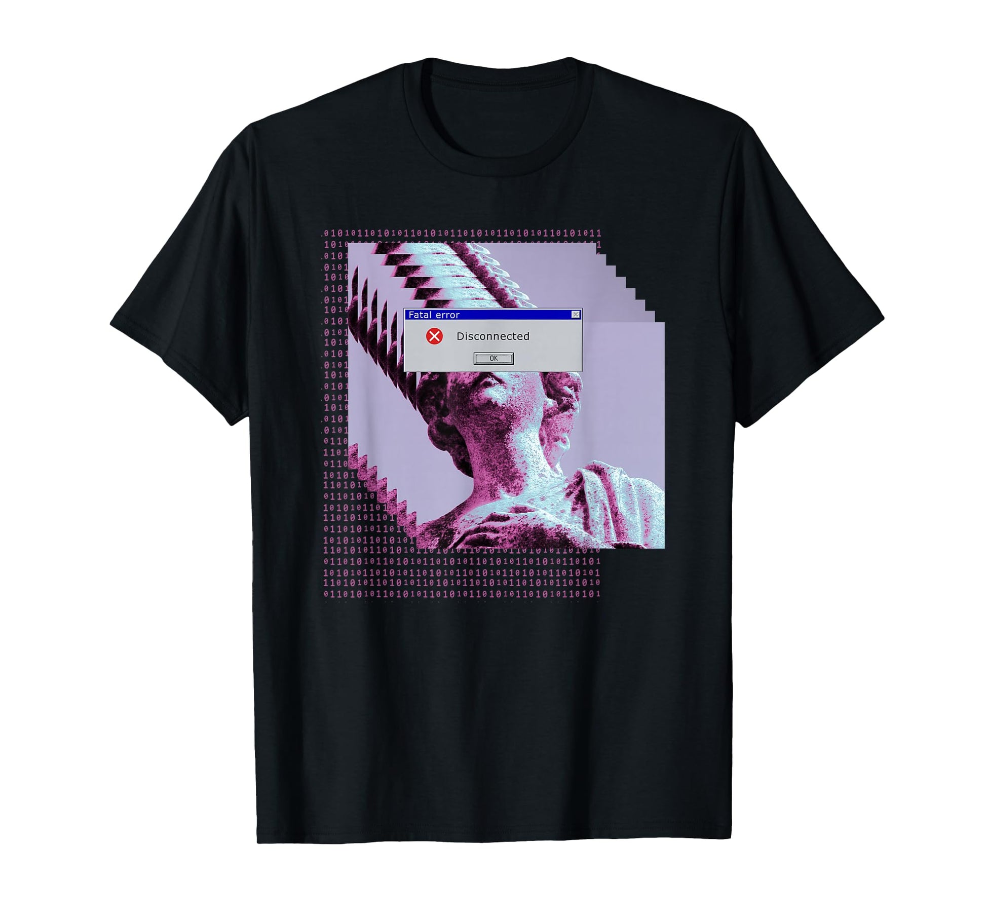Fatal Error Disconnected Glitch T-Shirt - Streetwear Style for Adults - T-Shirt, Sweatshirt, Hoodie