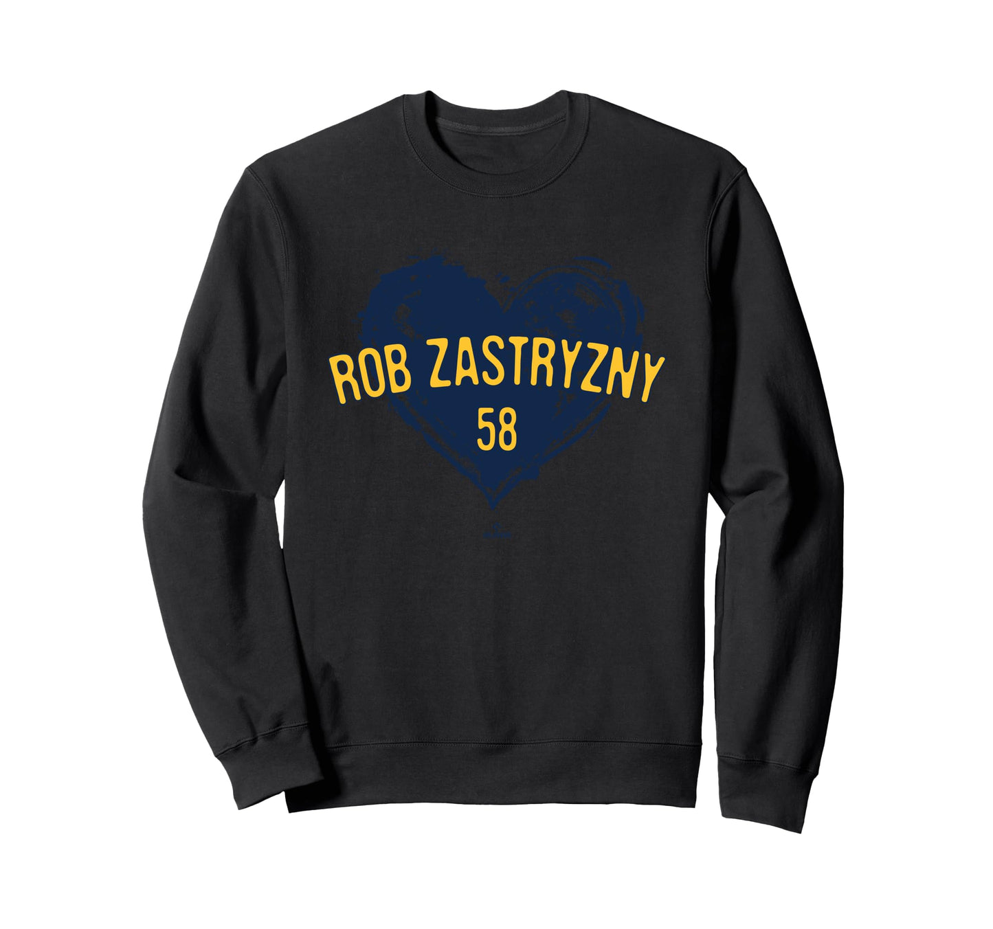 Distressed Heart Rob Zastryzny Sweatshirt - Aesthetic Graphic Men Women - T-Shirt, Sweatshirt, Hoodie