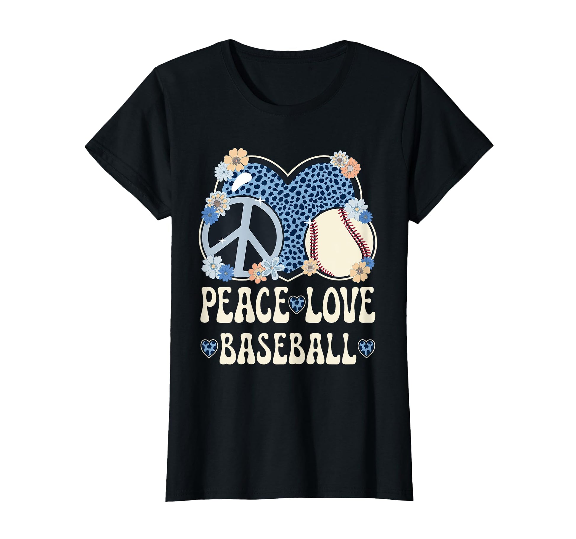 Peace Love Baseball Lover Outfit T-Shirt - Trendy Graphic Men Women - T-Shirt, Sweatshirt, Hoodie