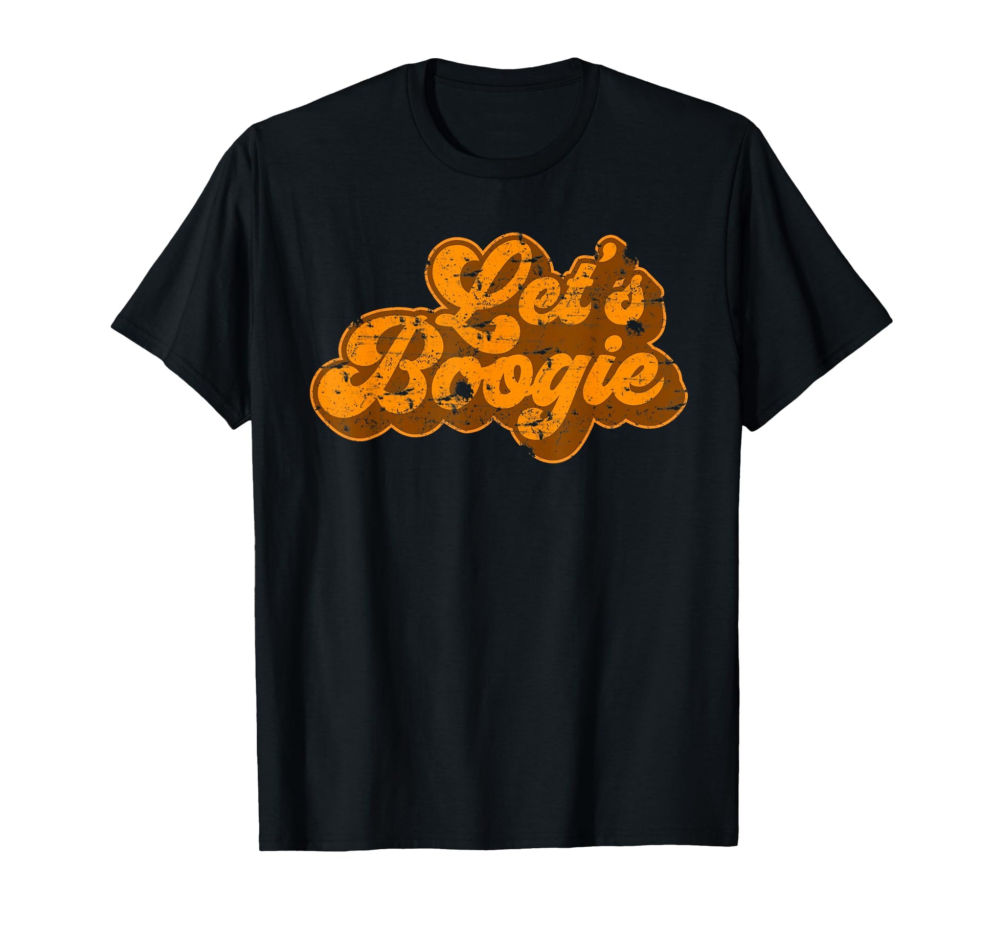 Lets Boogie Disco Themed Party 70S 80S T-Shirt - Minimalist Print Unisex - T-Shirt, Sweatshirt, Hoodie