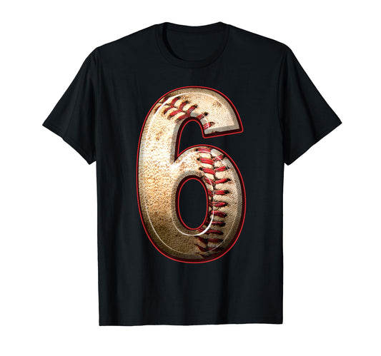 6Th Birthday Party Six 6 Year Old T-Shirt - Minimalist Print Men Women - T-Shirt, Sweatshirt, Hoodie