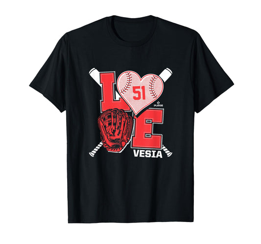 Alex Vesia Is Love Los Angeles T-Shirt - Custom Art Print Men Women - T-Shirt, Sweatshirt, Hoodie