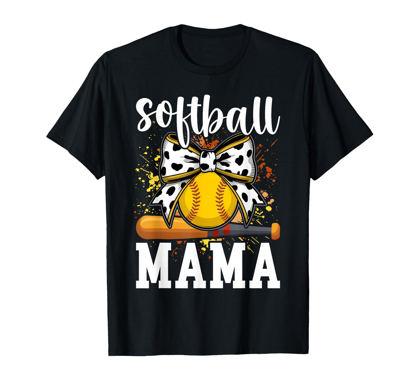 Softball Mom Coquette Bow Baseball T-Shirt - Trendy Graphic for Adults - T-Shirt, Sweatshirt, Hoodie
