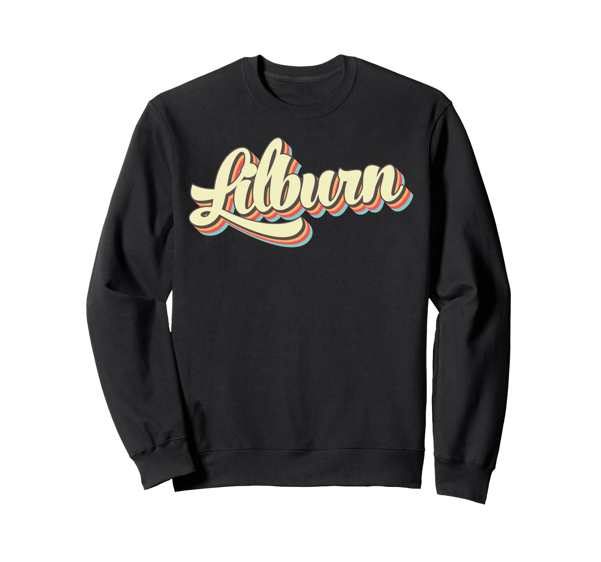 Lilburn Art Baseball Font Sweatshirt - Minimalist Print for Adults - T-Shirt, Sweatshirt, Hoodie